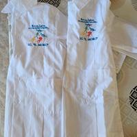 Grembiule bianchi per asilo