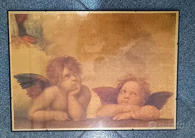 Quadro Puzzle angeli di Raffaello