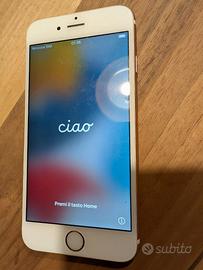 iPhone 6s 64GB oro rosa funzionante resettato