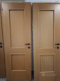 Porte da interno in noce chiaro tamburato