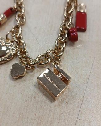 Bracciale Dolce&Gabbana catena dorata con charms