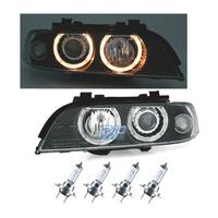 FARI BMW E39 95-00 OCCHI ANGEL FONDO NERO