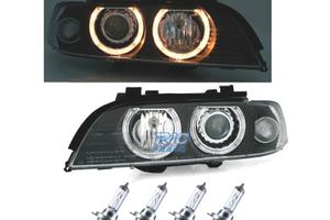 FARI BMW E39 95-00 OCCHI ANGEL FONDO NERO