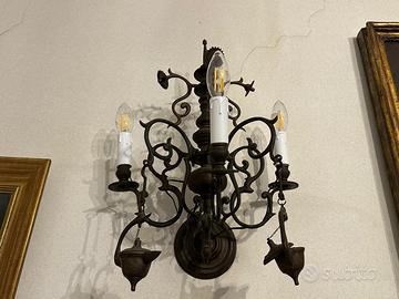 Coppia applique da muro