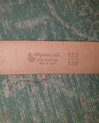 cintura in vera  lucertola