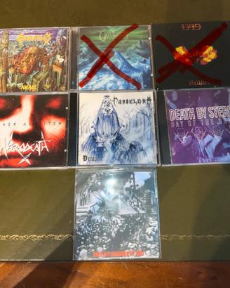 Black metal / heavy metal CD DVD VHS vari