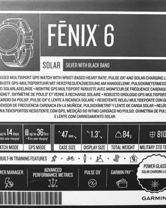 Garmin fenix 6 solar