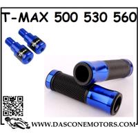 COPPIA MANOPOLE E BILANCERI CON SCRITTA TMAX BLU
