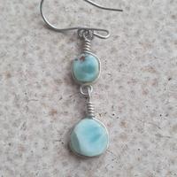 Orecchino Turchese con Pietrine Intrecciate 💎