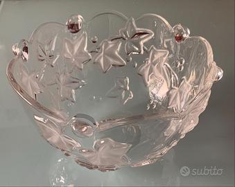 FRUTTIERA CENTROTAVOLA IN VETRO ANNI '70