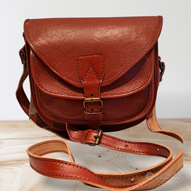 Borsa vintage artigianali Vera pelle Di Capra