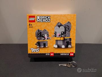 Lego BrickHeadz 40441 Gatti a pelo corto, nuovo