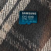Micro SD Samsung Evo Select 512gb UHS-I U3 160mb/s