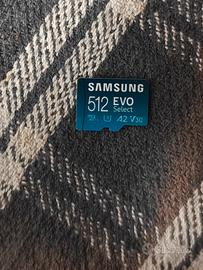 Micro SD Samsung Evo Select 512gb UHS-I U3 160mb/s