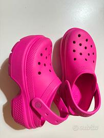 Crocs Iconic Comfort Platform Numero 38 Fuxia
