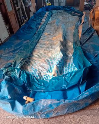 Piscina intex ovale 10,50 x 3,20 x 1.10