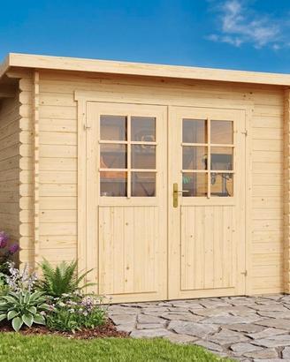CASETTA DI LEGNO SYDNEY 250x250x211h 28mm