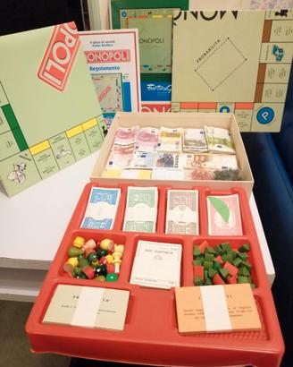 2 Giochi da tavolo MONOPOLI in EURO E LIRE