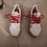 Lego Adidas scarpe Rosse bianche  usate 