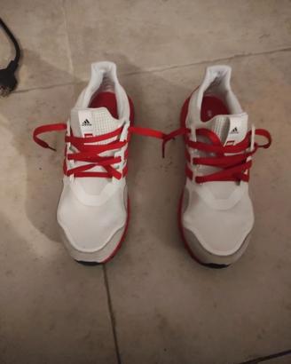 Lego Adidas scarpe Rosse bianche  usate 