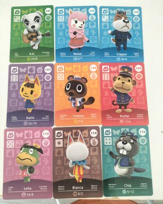 Amiibo Animal Crossing (carte)