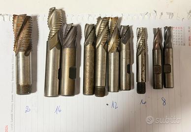 Lotto frese HssCo rompitruciolo