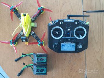 AZOR V2 FPV 220 carbonio 4mm 3K PRONTO A VOLARE