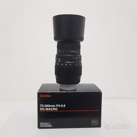 Obiettivo Sigma 70-300mm 1:4-5.6 x Nikon usato