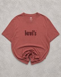 Levi’s T-Shirt Uomo Logo Marrone L