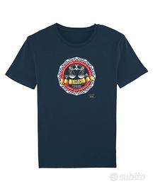 T-shirt XS S M L XL nuova 100% cotone bio BILANCIA