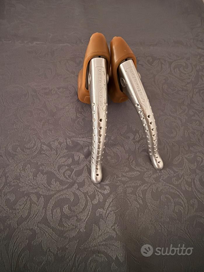 Set Leve Freno Classiche In Lega Per Bici Da Strada &ndash; 7/8" 22.2 Mm &ndash; Argento