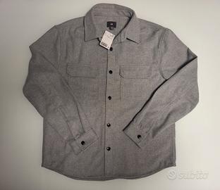 Giacca camicia grigia H&M taglia M uomo