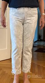 Pantaloni melange mod Capri  46