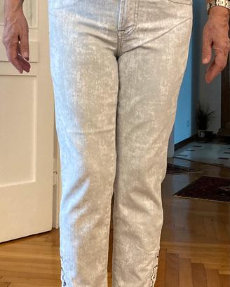 Pantaloni melange mod Capri  46