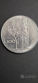 100 lire Minerva grandi