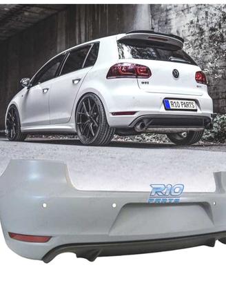 PARAURTI POSTERIORE VOLKSWAGEN VW GOLF 6 08- LOOK 