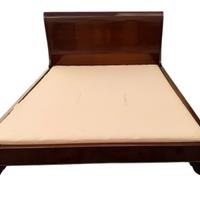 Letto matrimoniale a sommier in legno