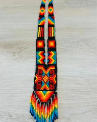 🦋Collana lunga artigianale perline wayyu 🦋