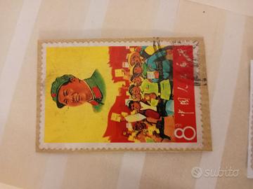 francobolli Cinesi Usati 