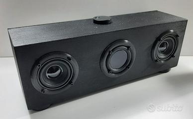 Cassa stereo amplificata 50W, AUX Jack + Bluetooth