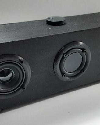 Cassa stereo amplificata 50W, AUX Jack + Bluetooth