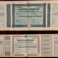 Buoni Fruttiferi Banco Di Sicilia 1930