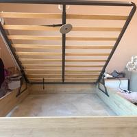 letto matrimoniale contenitore