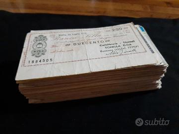 Mini Assegni 50/250 Lire