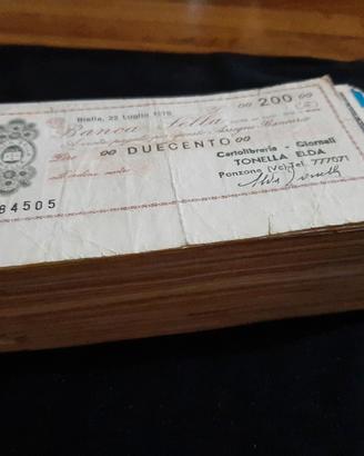 Mini Assegni 50/250 Lire