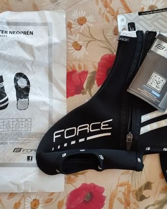 Copriscarpe ciclismo Force Invernali in Neoprene