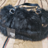Borsa col pelo nera