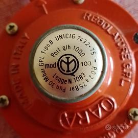 Regolatore bassa pressione regolabile del gas 