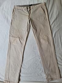 Pantaloni Uomo Bianchi Eddy Wood Size 34