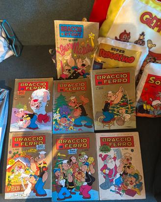 Braccio di Ferro n. 7 giornalini fumetti Natale